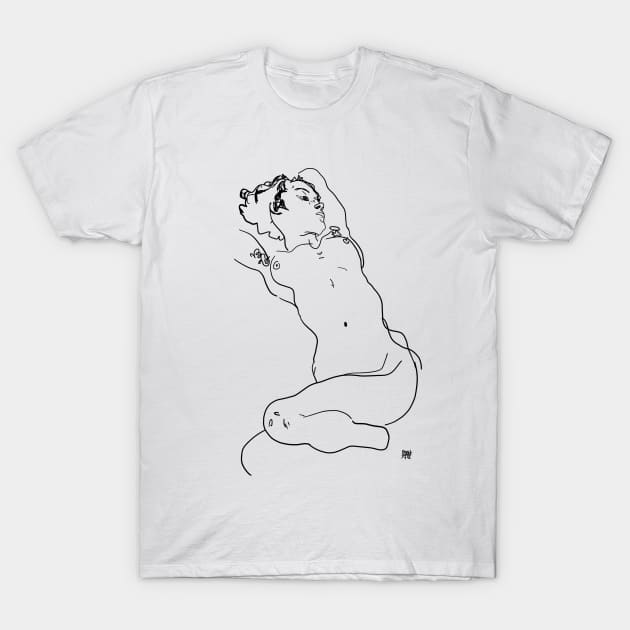Egon Schiele T-Shirt by Antho